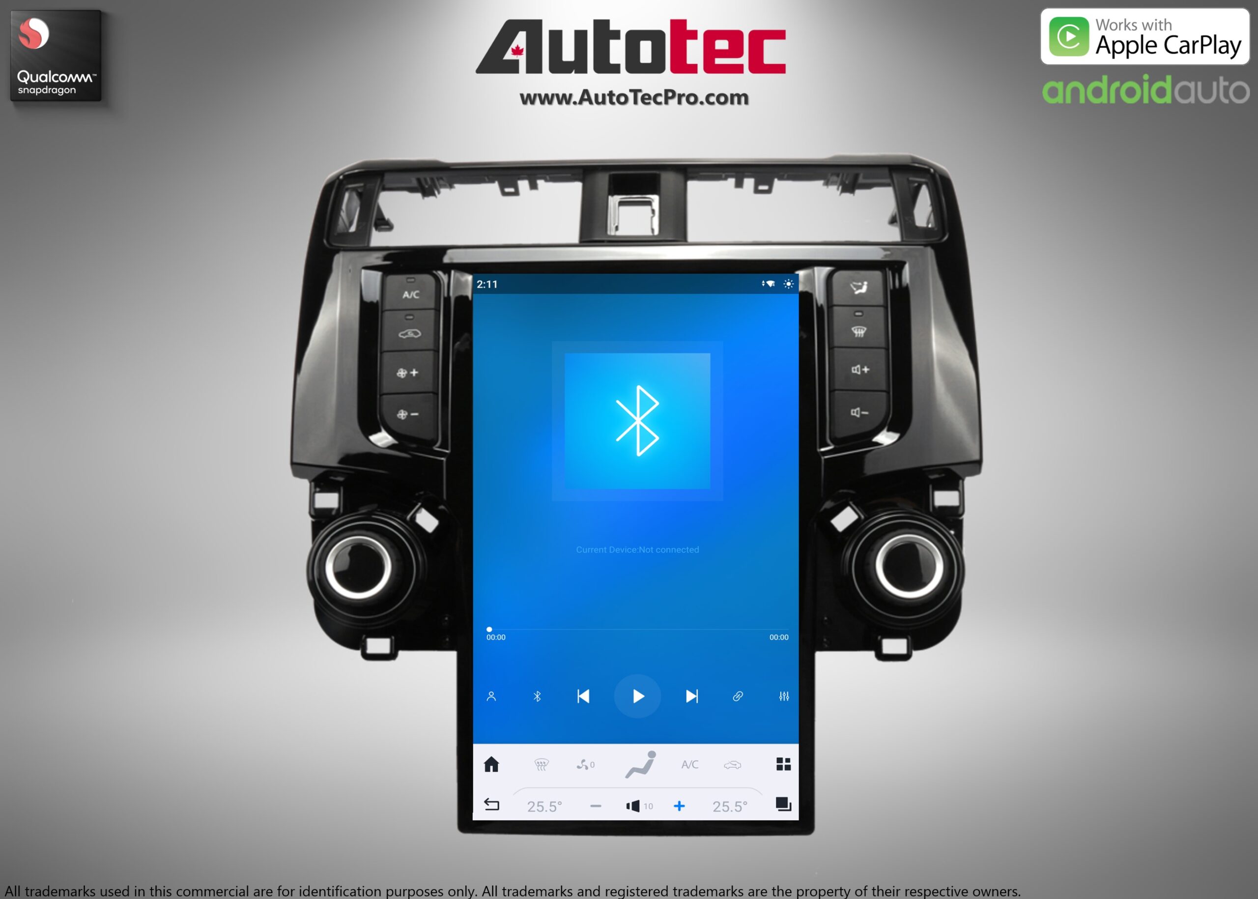 Toyota 4Runner (2009 – 2019) 13.6″ IPS HD Touch-Screen Navigation & Infotainment System | Android 13 | GPS | BT | Wifi | CarPlay