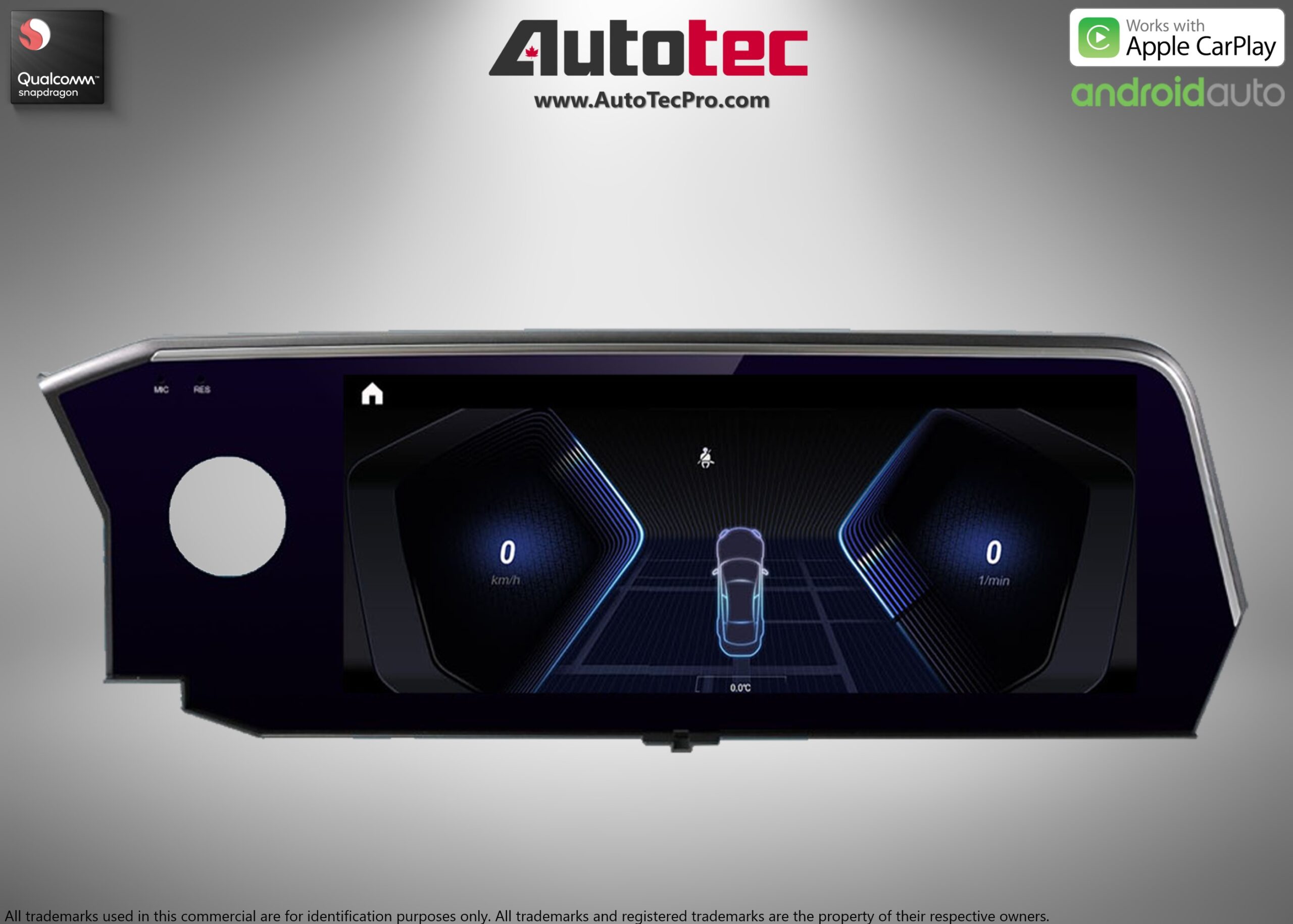 Lexus ES ( 2018- 2020 ) 12.3″ HD Touch-Screen Navigation & Infotainment System | Android 13 | GPS | BT | Wifi | A2DP | CarPlay