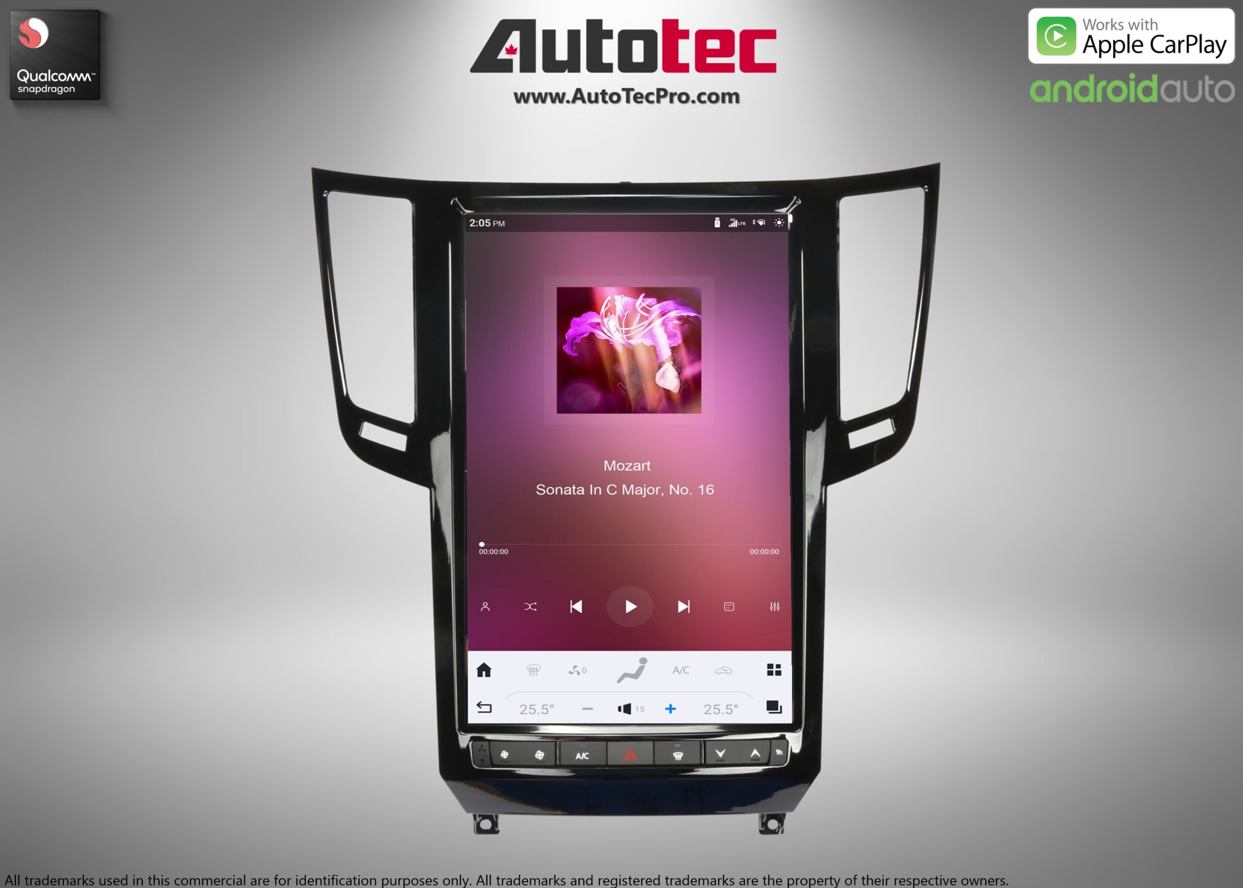 Infiniti FX25, FX35, FX37, FX45, FX50, QX70 14.4” HD IPS Touch-Screen Navigation & Infotainment System | Android 13 | GPS | BT | WiFi | Camera | CarPlay