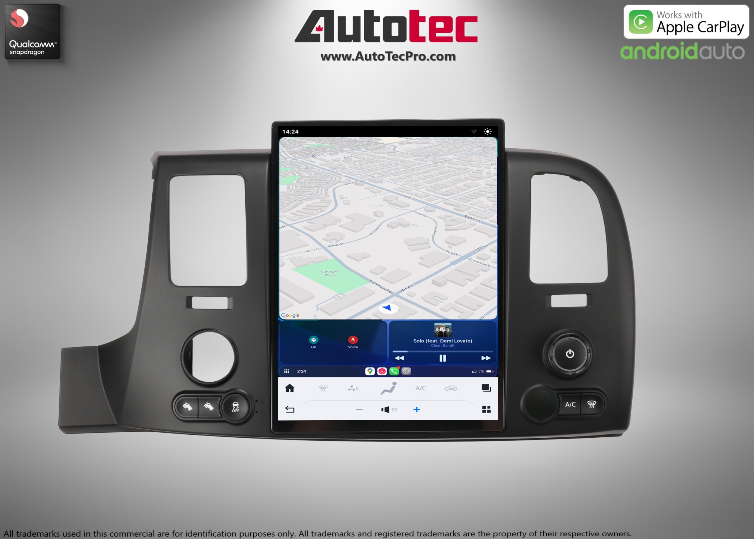 Chevrolet Silverado / GMC Sierra (2007 – 2013) 13.8″ HD Touch-Screen Navigation & Infotainment System | Android 13 | GPS | BT | Wifi | CarPlay | 4G LTE