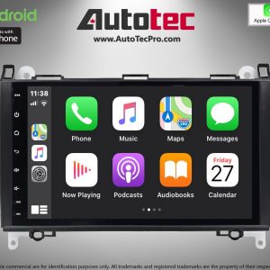 Mercedes-Benz Sprinter ( 2007-2018 ) Direct-Fit 9″ HD Touch-Screen Android Navigation System | Android 14 | GPS | BT | Wifi | A2DP | CAMERA