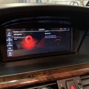 BMW 5 Series (2003 – 2010) E60 OEM FIT 8.8″ HD Touch-Screen Android Navigation System | Android 14 | GPS | BT | Wifi | Camera | CarPlay