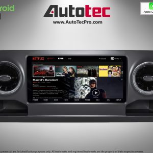 Mercedes-Benz Sprinter (2019 – 2024) Direct-Fit 10.25″ HD Touch-Screen Android Navigation System | Android 14 | GPS | BT | Wifi | CarPlay | Android Auto | Camera | 4G LTE – For Stock Basic Radio