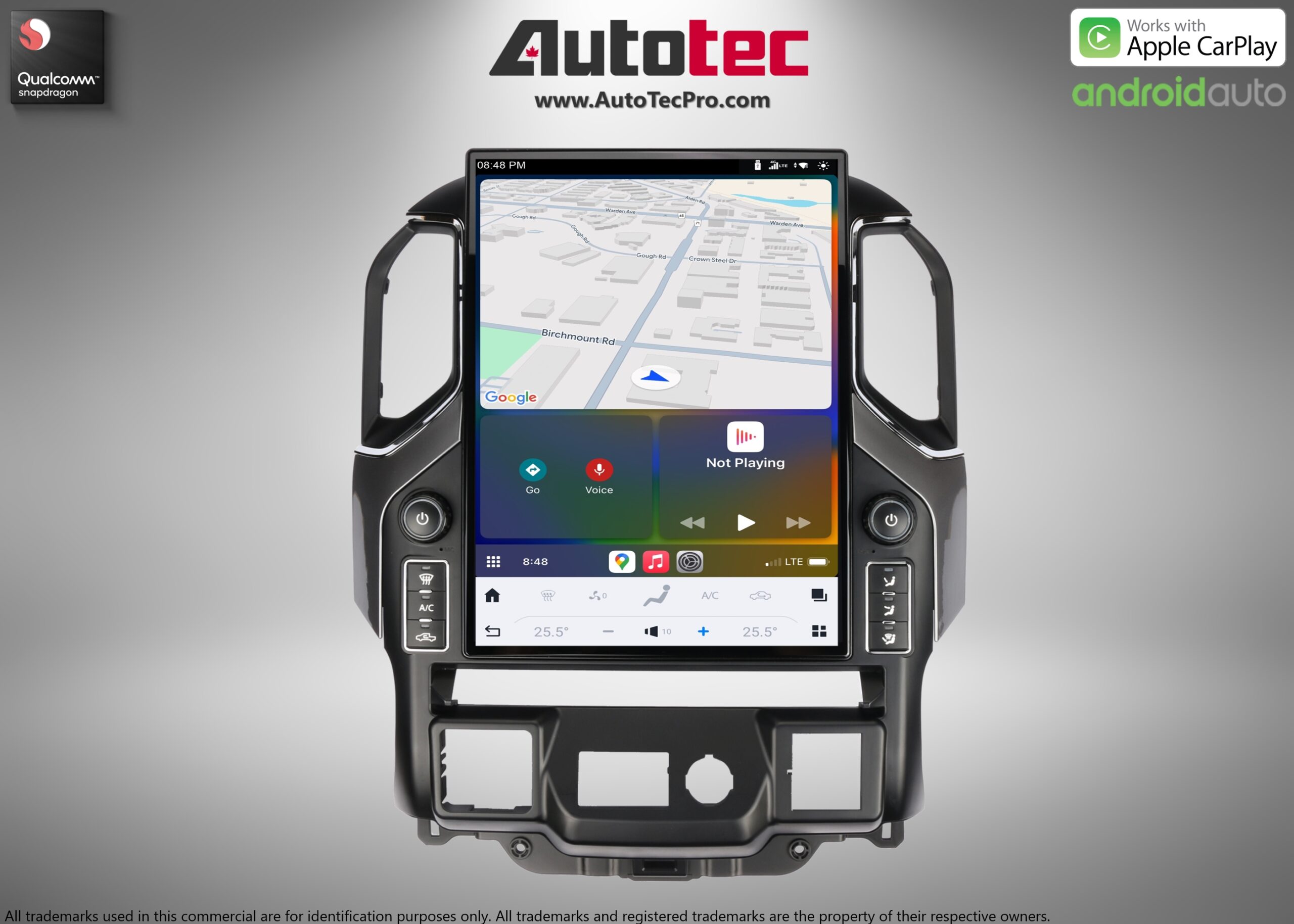 Chevrolet Silverado / GMC Sierra (2019 – 2026) 15.6″ IPS QHD 2K Touch-Screen Navigation & Infotainment System | Android 13 | GPS | BT | Wifi | CarPlay | Onstar | 4G LTE