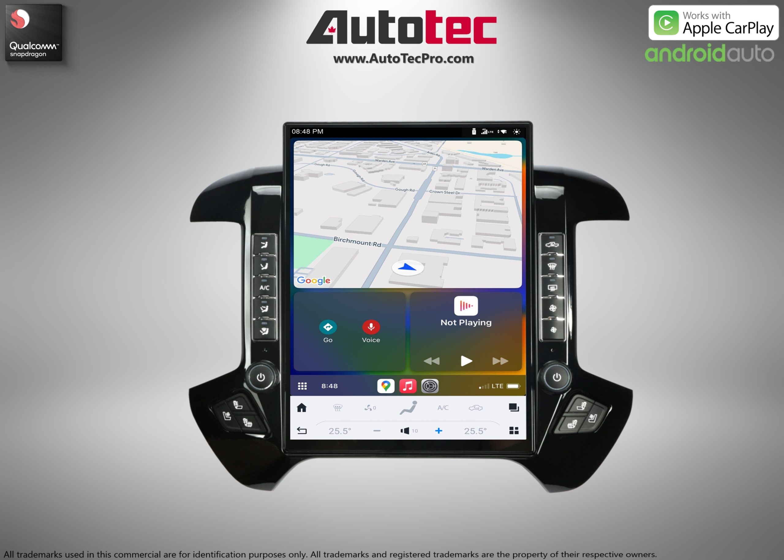 Chevrolet Silverado / GMC Sierra (2014 – 2019) 15.6″ IPS QHD 2K Touch-Screen Navigation & Infotainment System | Android 13 | GPS | BT | Wifi | CarPlay | Onstar | DSP | 4G LTE