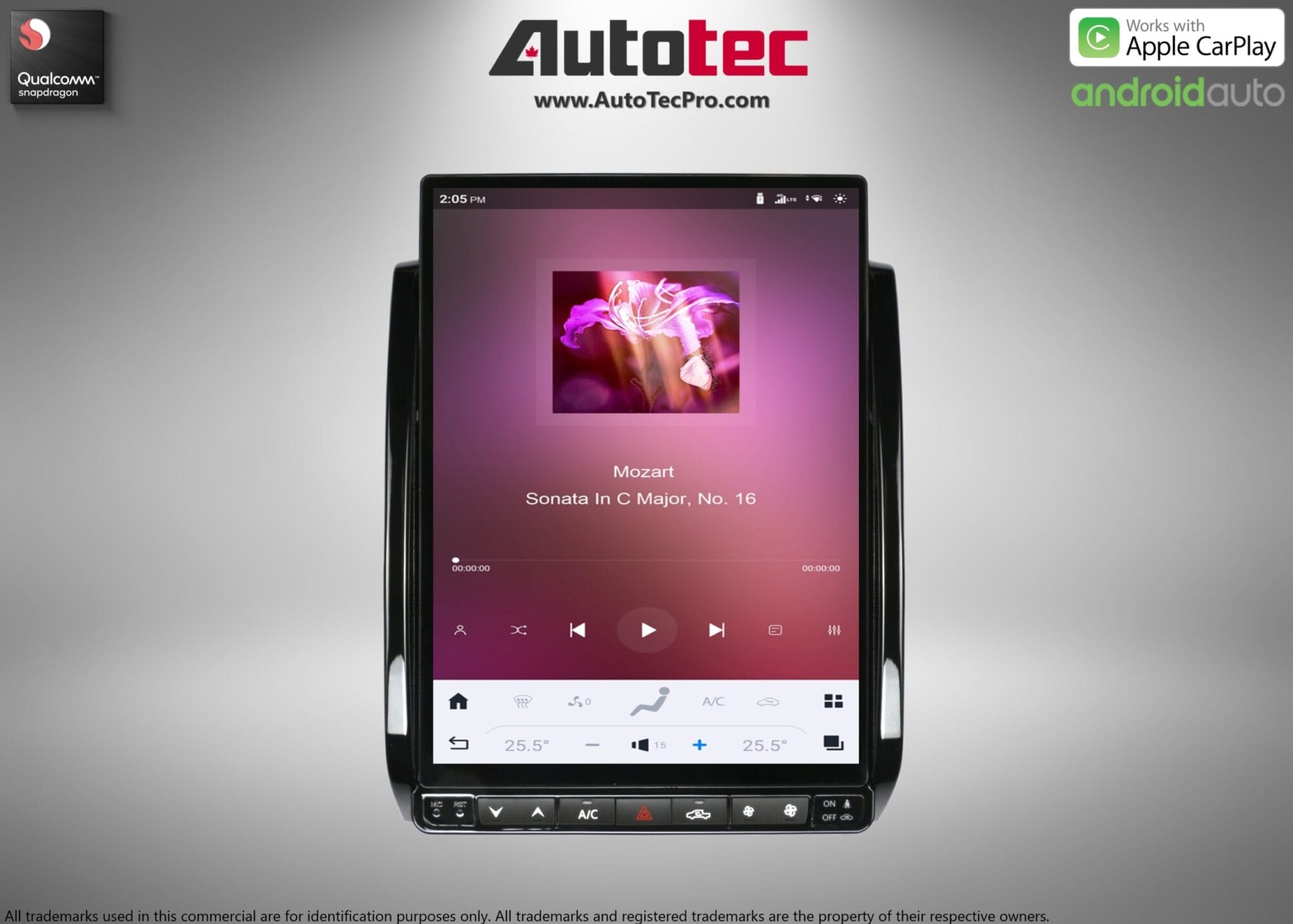 Toyota Tacoma (2005 – 2015) 13.8″ HD Touch-Screen Android Navigation System | Android 13 | GPS | BT | WiFi | Camera | CarPlay