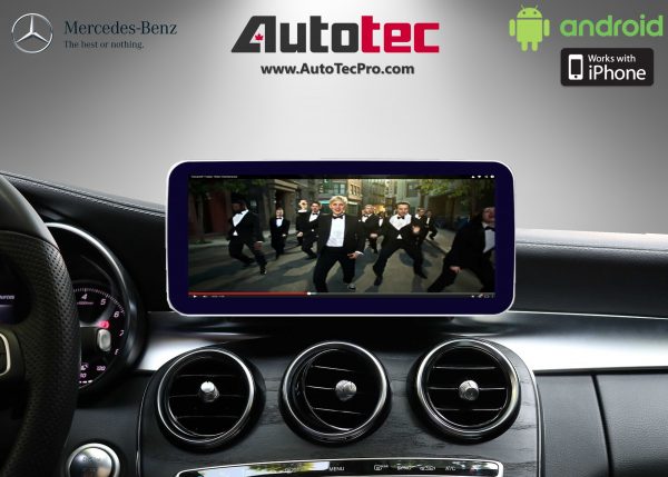 Mercedes Benz C Class 2015 2019 W205 Direct Fit 10 25 12 3 Hd Ips Touch Screen Android Navigation System Gps Bt Wifi 4g Lte Carplay Autotecpro Navigation Systems