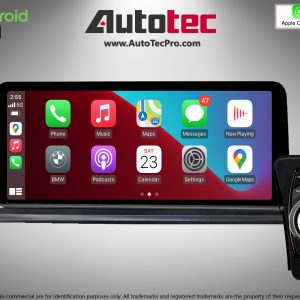 BMW 3 Series (2006 – 2012)  E90 / E91 / E92 OEM FIT 10.25″ /12.5″ HD Touch-Screen Android Navigation System | GPS | BT | Wifi | Camera | CarPlay
