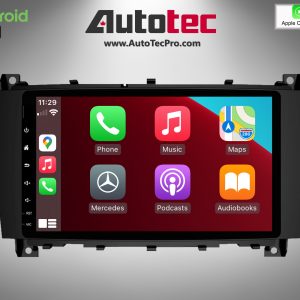Mercedes-Benz G-Class ( 2008-2012 ) Direct-Fit 9″ HD IPS Touch-Screen Android Navigation System | Android 14 | GPS | BT | Wifi | Camera | CarPlay