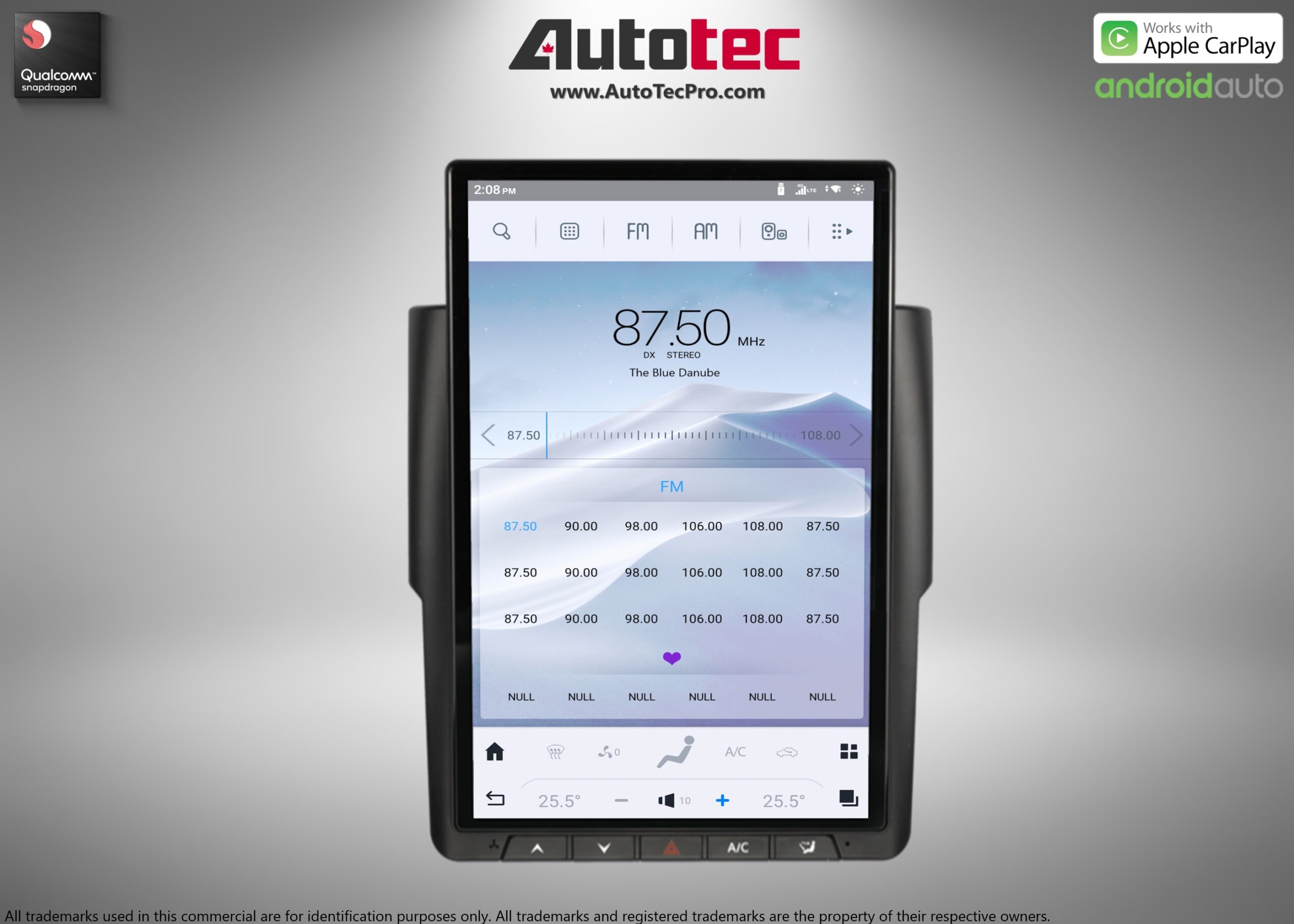 Dodge RAM (2013 – 2018) 14.4″ IPS QHD 2K Touch-Screen Android Navigation System | Android 13 | GPS | BT | Wifi | CarPlay | Android Auto | 4G LTE