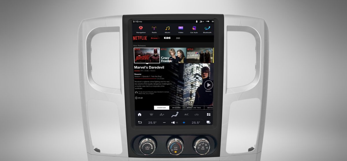 Dodge Ram 2013 2022 12 1″ Hd Tesla Style Navigation And Infotainment System Android 11 Gps