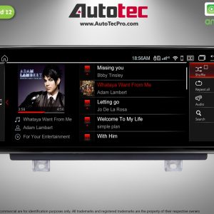 BMW 3 Series (2012 – 2018) F30 / F31 / F34 / F35 OEM FIT 10.25″/12.3″ HD Touch-Screen Navigation & Infotainment System | Android 12 | GPS | BT | Wifi | 4G LTE | Camera | CarPlay
