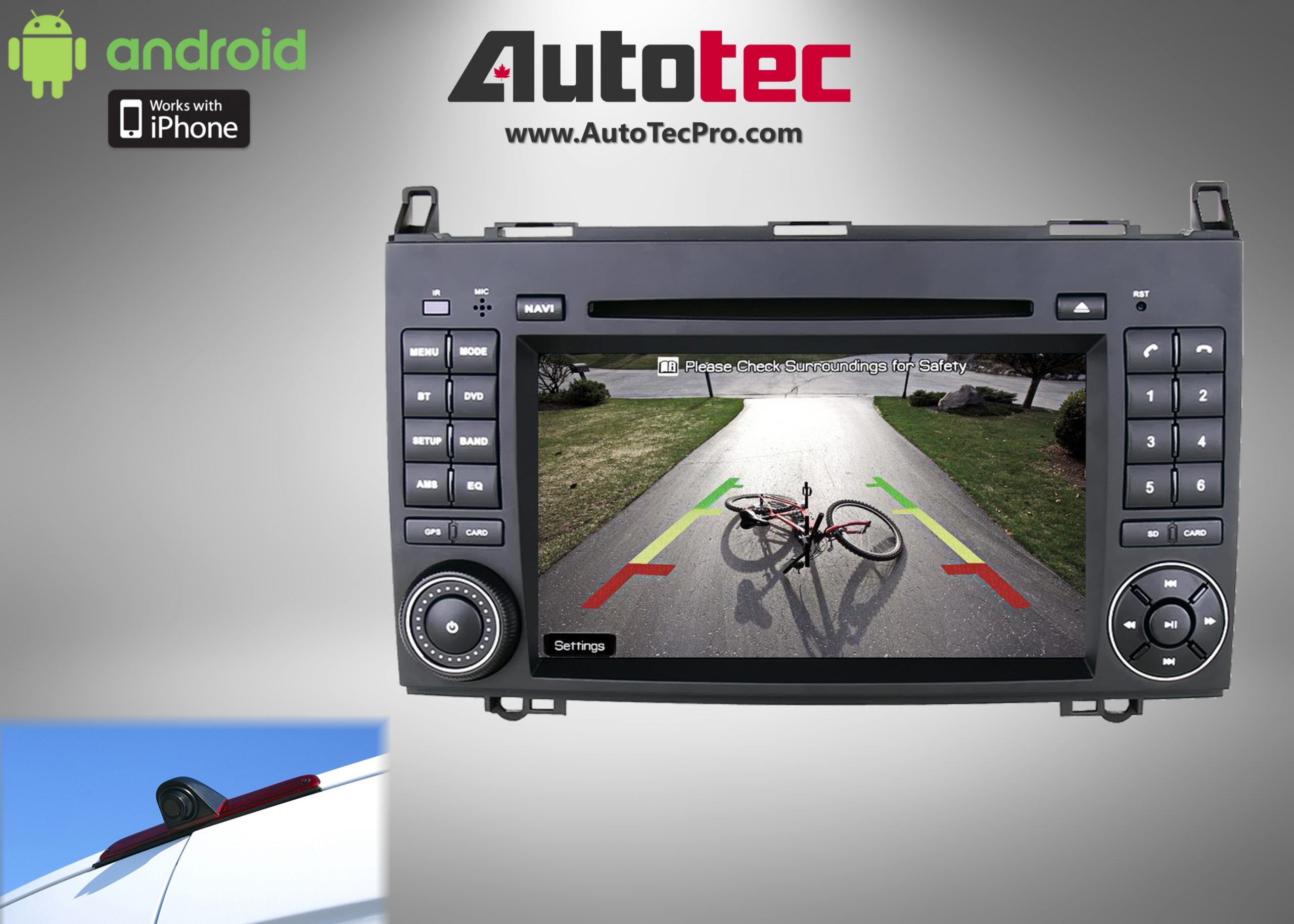 MercedesBenz Sprinter ( 20062018 ) DirectFit 8″ HD TouchScreen