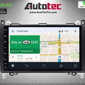 Mercedes-Benz Sprinter ( 2007-2018 ) Direct-Fit 9″ HD Touch-Screen Android Navigation System | Android 14 | GPS | BT | Wifi | A2DP | CAMERA