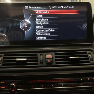 BMW 5 Series (2011 – 2018) F10 F11 OEM-FIT 12.3″ HD Touch-Screen Android Navigation System | Android 14 | GPS | BT | Wifi | 4G LTE | CarPlay