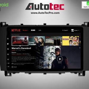 Mercedes-Benz G-Class ( 2008-2012 ) Direct-Fit 9″ HD IPS Touch-Screen Android Navigation System | Android 14 | GPS | BT | Wifi | Camera | CarPlay