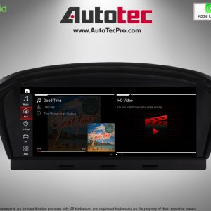 BMW 5 Series (2003 – 2010) E60 OEM FIT 8.8″ HD Touch-Screen Android Navigation System | GPS | BT | Wifi | Camera | CarPlay
