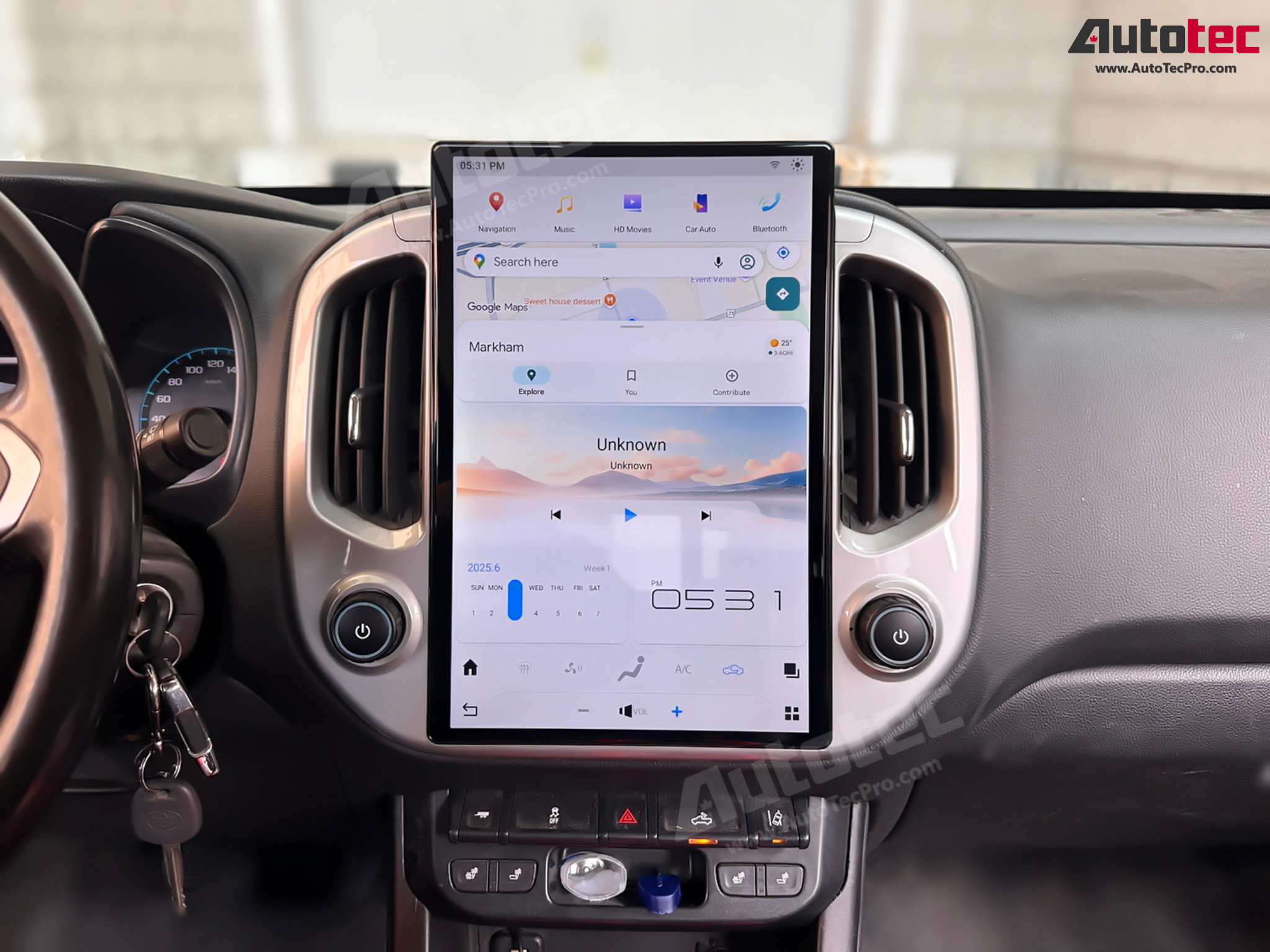 Chevrolet Colorado (2014 – 2018) 14.4″ IPS QHD 2K Touch-Screen Navigation & Infotainment System | Android 13 | GPS | BT | Wifi | CarPlay | Onstar | DSP | 4G LTE