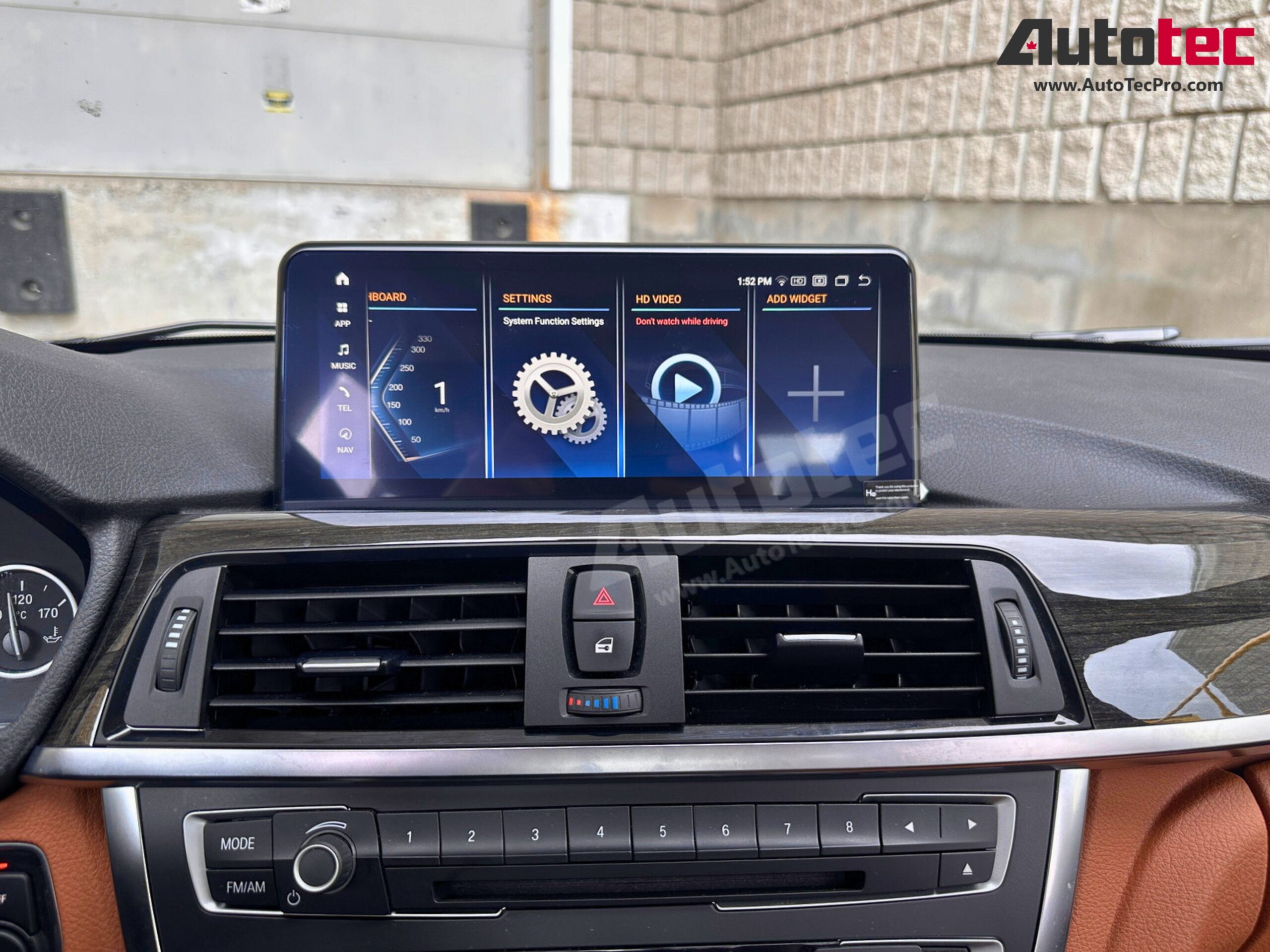 BMW 3 Series (2012 – 2018) F30 / F31 / F34 / F35 OEM FIT 10.25″/12.3″ HD Touch-Screen Navigation & Infotainment System | Android 14 | GPS | BT | Wifi | 4G LTE | Camera | CarPlay