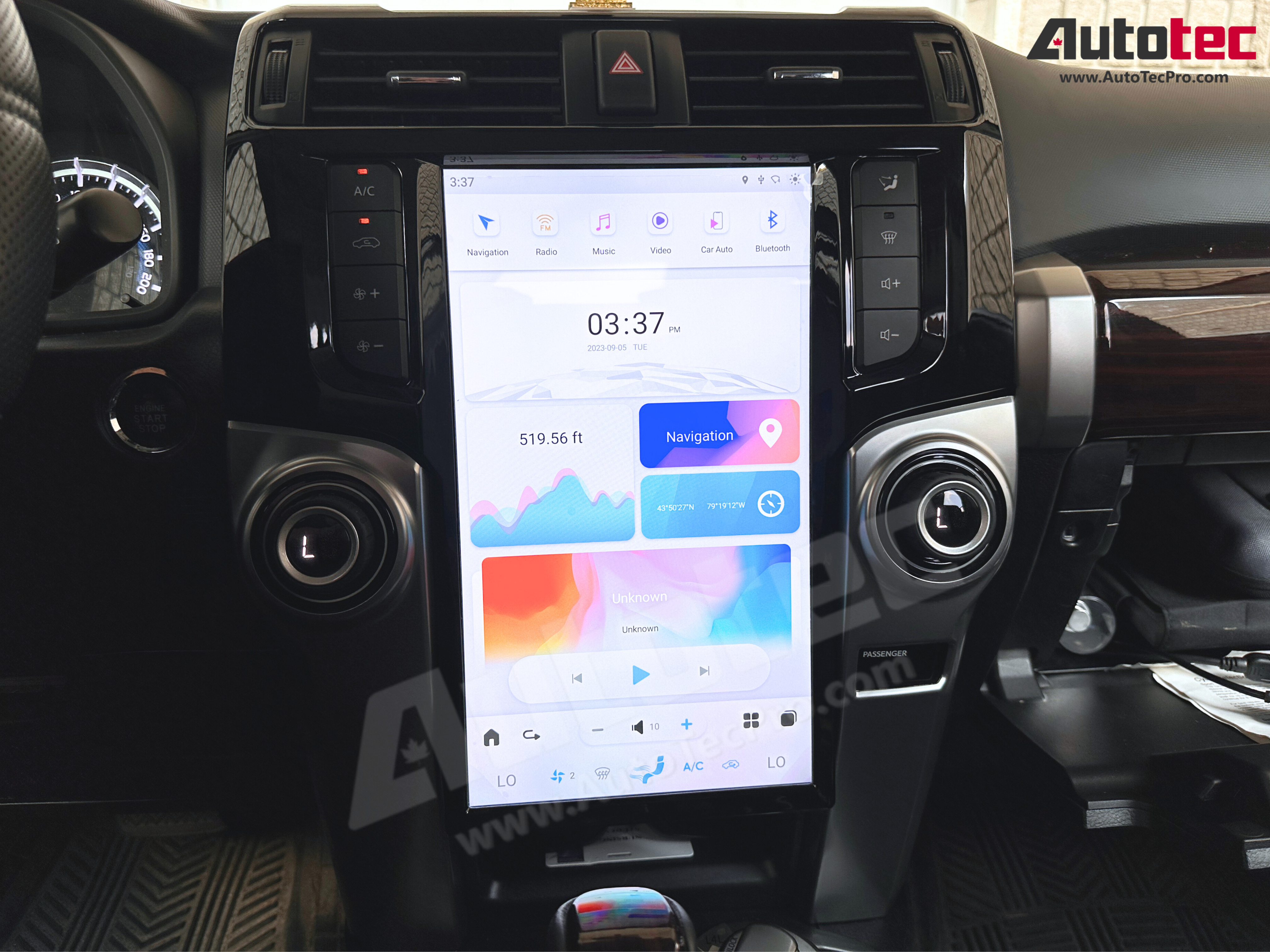Toyota 4Runner (2009 – 2019) 13.6″ IPS HD Touch-Screen Navigation & Infotainment System | Android 11 | GPS | BT | Wifi | CarPlay