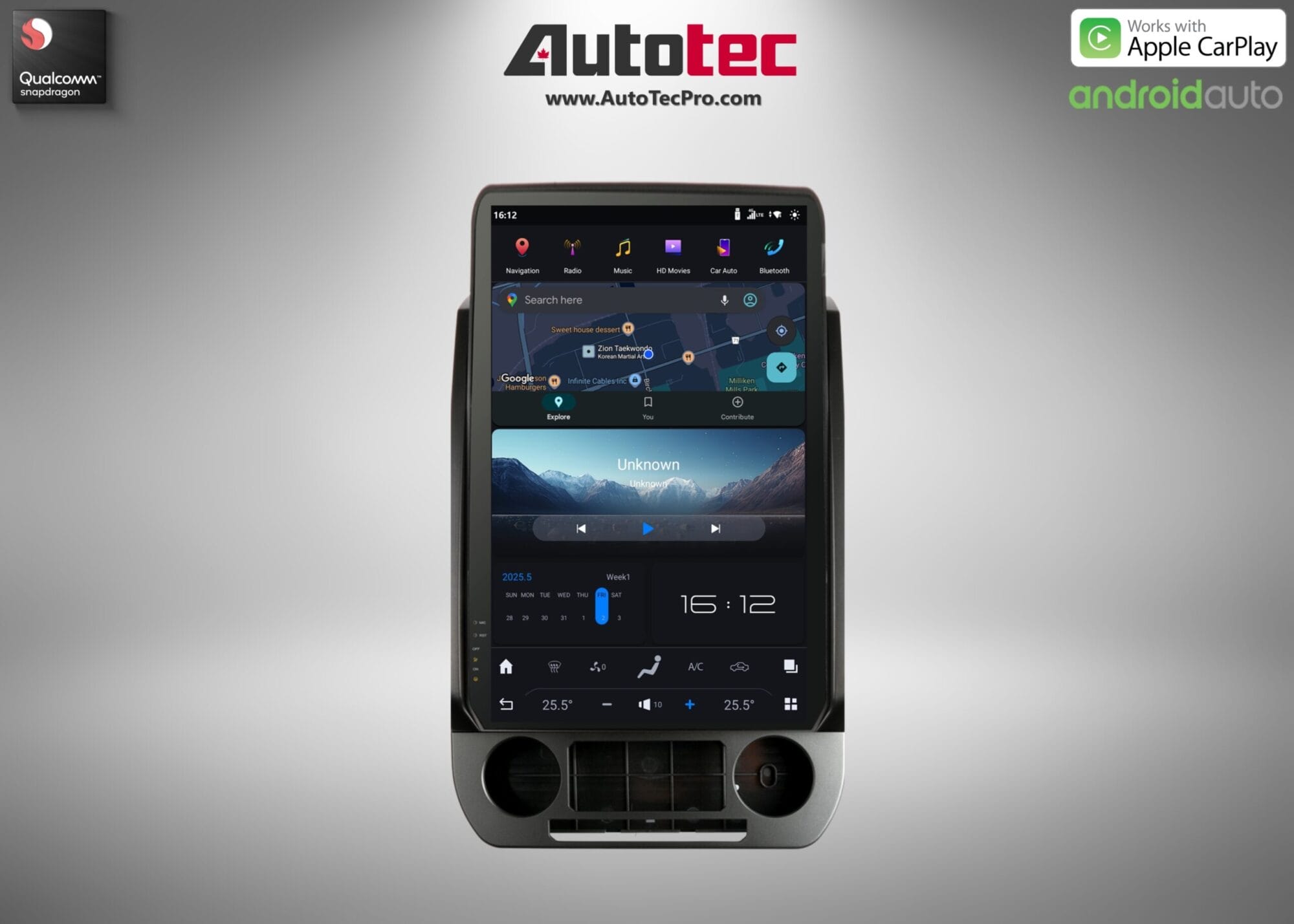 Ford F150 F250 F350 F450 (2015 – 2021) 17″ IPS HD Touch-Screen Navigation & Infotainment System | Android 13 | GPS | BT | Wifi | CarPlay | SYNC | 4G LTE