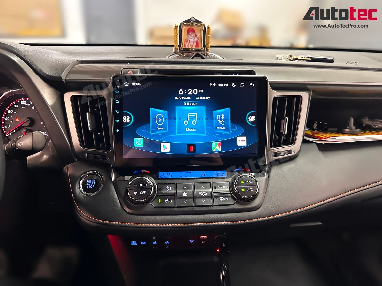 Toyota RAV4 (2013 – 2018) 10.2″ HD Touch-Screen Android Navigation System | Android 13 | GPS | BT | Wifi | Camera | CarPlay | 4G LTE