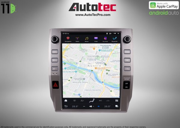 Toyota Tundra (2014 – 2020) 12.1″ HD Touch-Screen Android