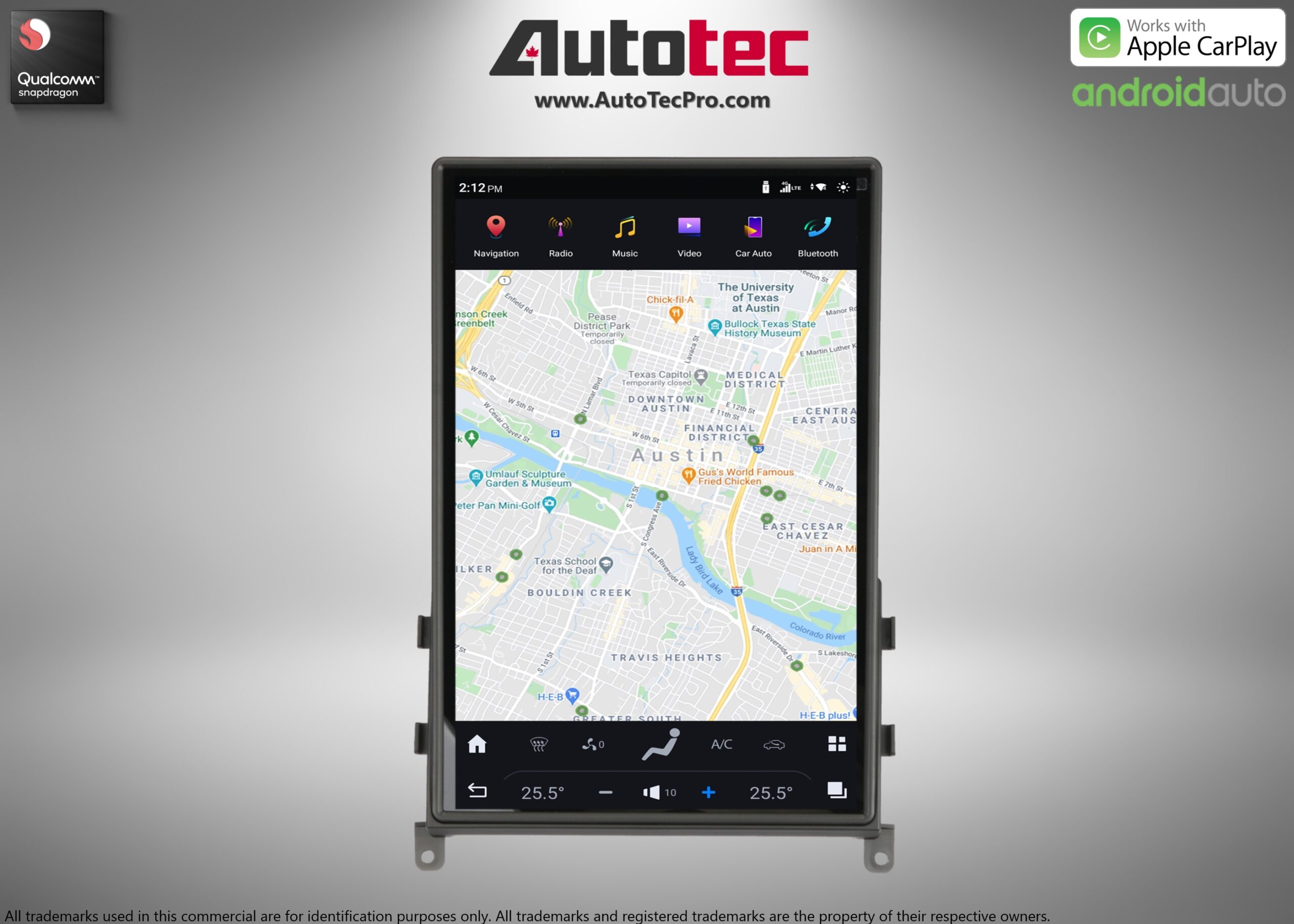 Nissan GTR (2009 – 2015) 14.4″ IPS QHD 2K Touch-Screen Android Navigation System | Android 13 | GPS | BT | Wifi | CarPlay | Android Auto | 4G LTE
