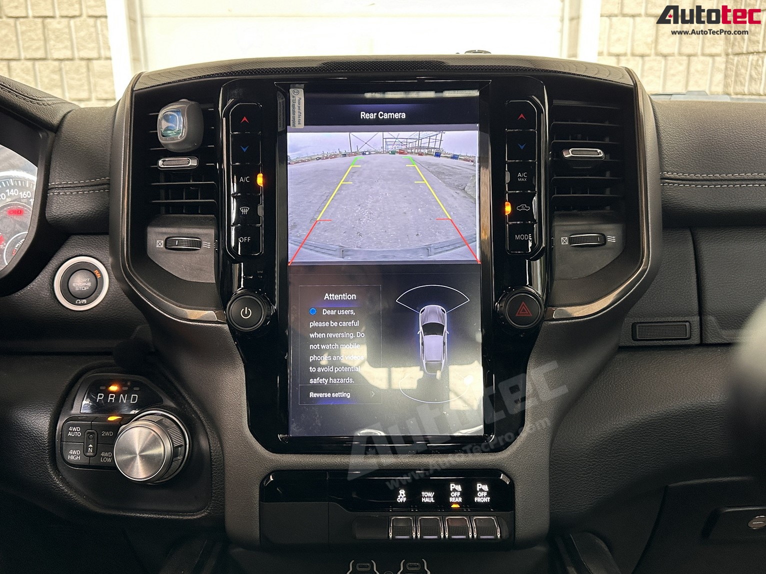 Dodge RAM (2019 – 2023) 12″ HD Tesla-Style Navigation & Infotainment System | Android 13 | GPS | BT | Wifi | CarPlay | 4G LTE
