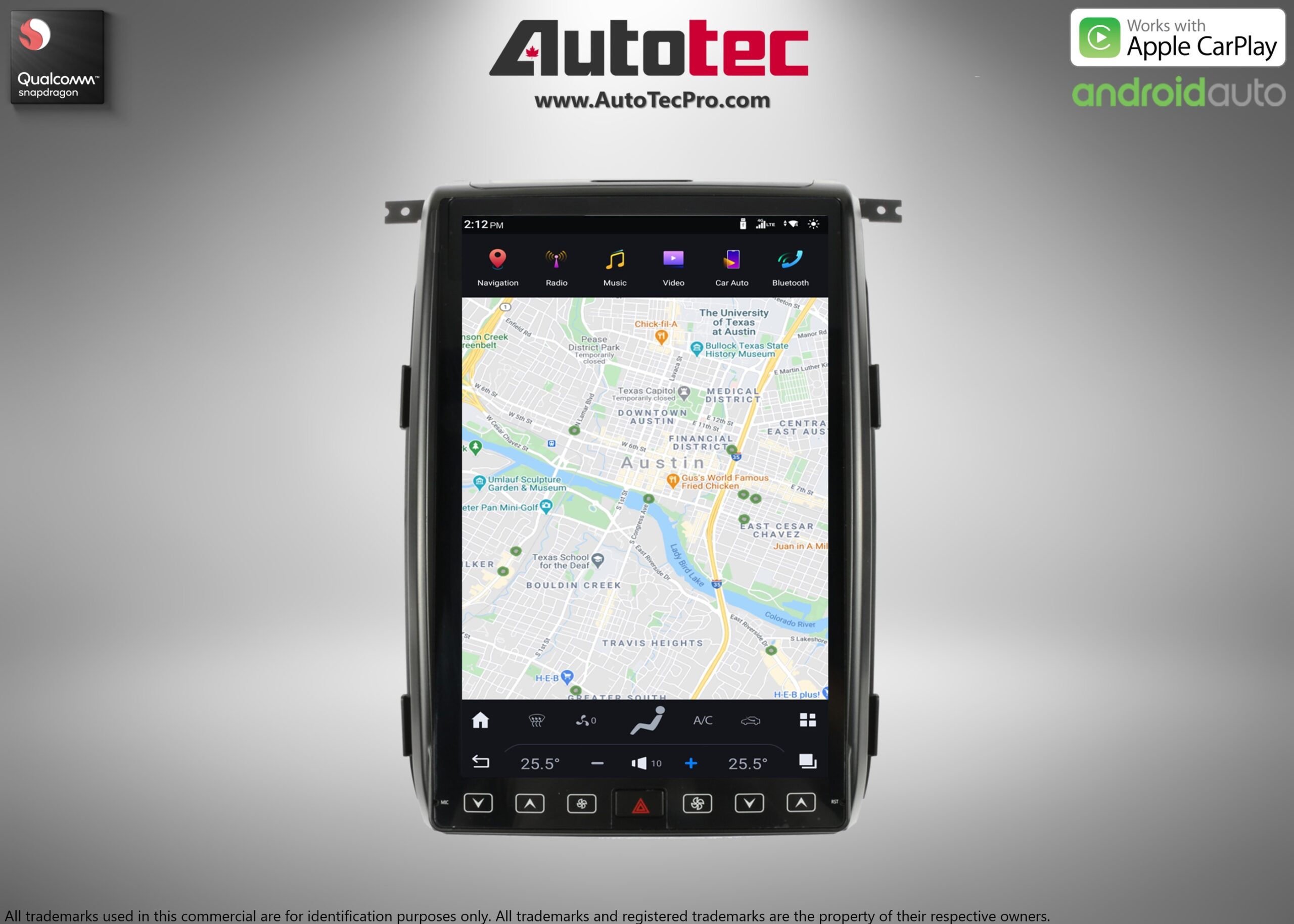 Ford F150 (2013 – 2014) 14.4″ IPS QHD 2K Touch-Screen Android Navigation System | Android 13 | GPS | BT | Wifi | CarPlay | SYNC | 4G LTE