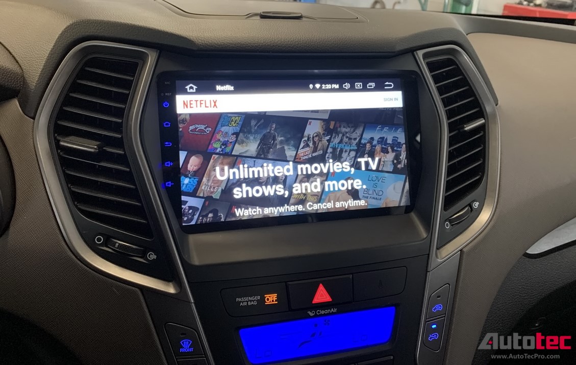 Hyundai Santa Fe / IX45 (2013 – 2018) OEM FIT HD Touch-Screen Android Navigation System | Android 13 | GPS | BT | Wifi | CarPlay | Android Auto | 4G LTE