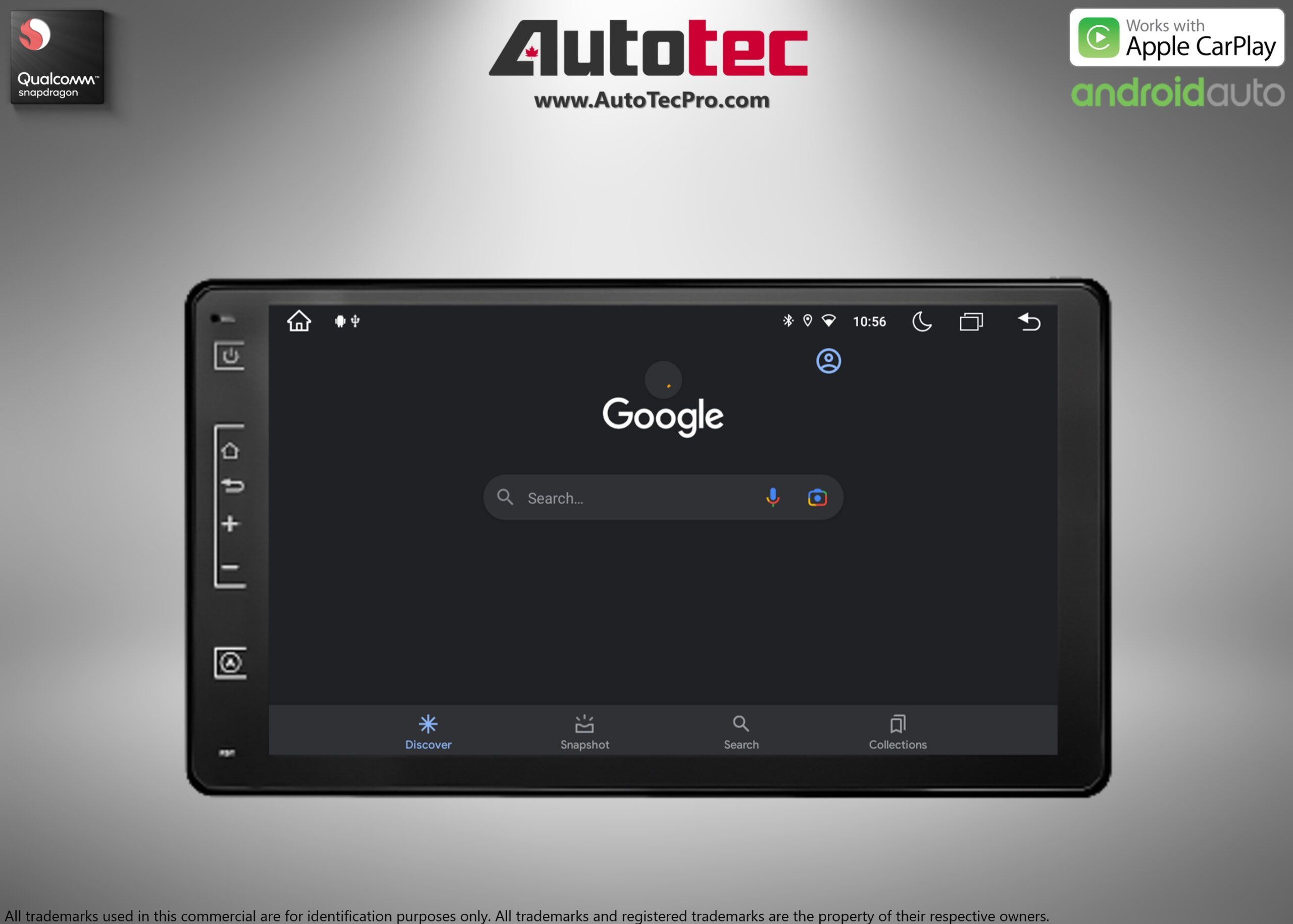 Toyota Sienna (2015 – 2020) 9″ HD Touch-Screen Android Navigation System | Android 13 | GPS | BT | WiFi | CarPlay