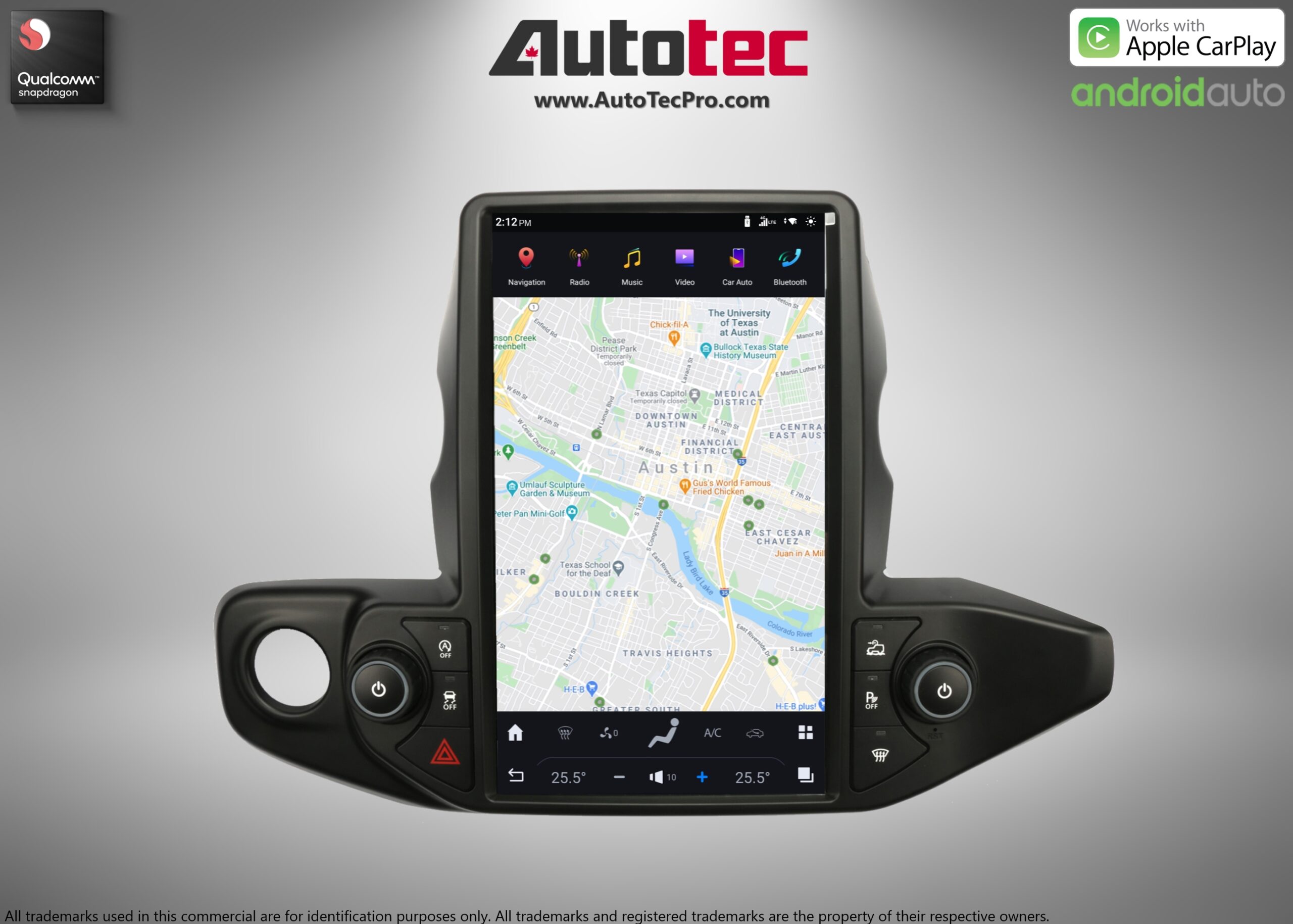 Jeep Wrangler (2018 – 2023) 13.6″ IPS HD Touch-Screen Navigation & Infotainment System | Android 13 | GPS | BT | Wifi | CarPlay