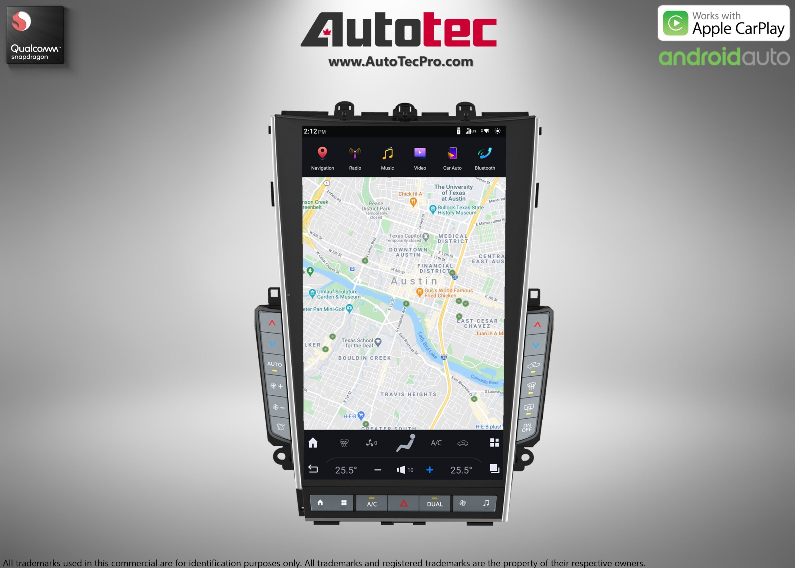 Infiniti Q50 / Q60 (2020 – 2023) 13.6″ (Mark 7) IPS HD 1080P Touch-Screen Navigation & Infotainment System | Android 13 | GPS | BT | Wifi | 4G LTE | CarPlay