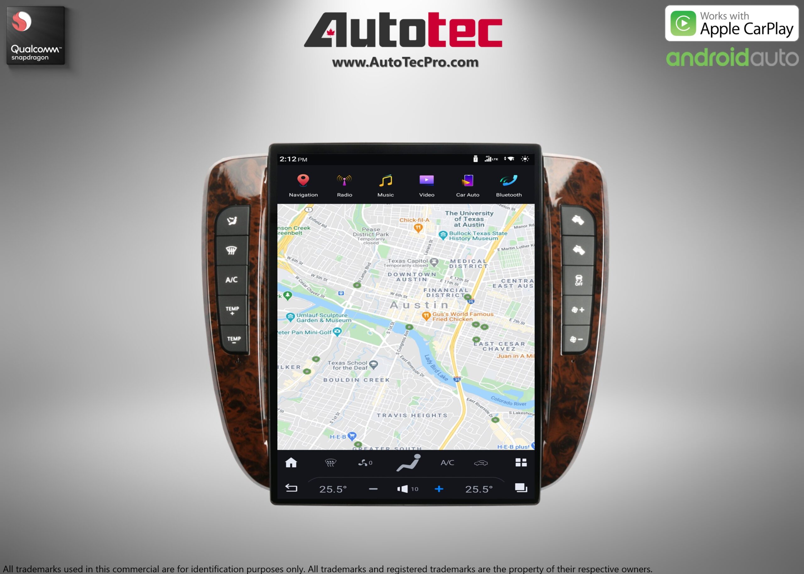 Chevrolet Tahoe / Suburban / Silverado / Avalanche / GMC Yukon / Sierra (2007 – 2014) 13.8″ IPS HD Touch-Screen Navigation & Infotainment System | Android 13 | GPS | BT | Wifi | CarPlay | Android Auto | 4G LTE