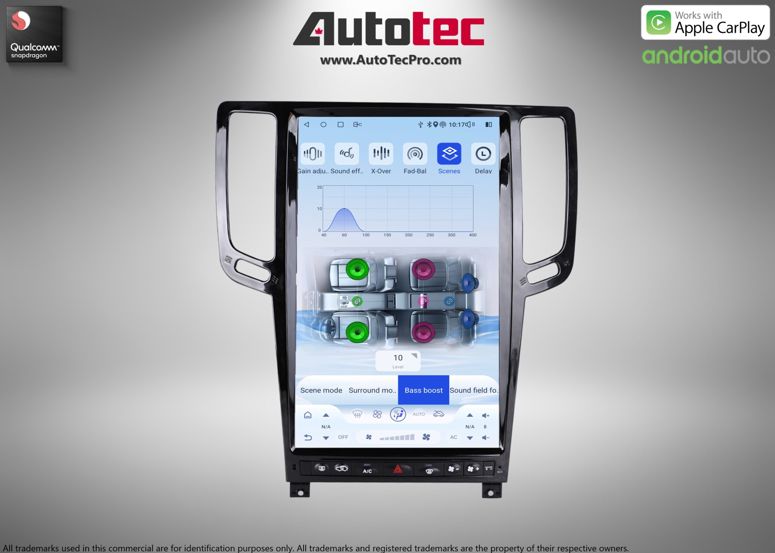 Infiniti G25/G35/G37/G37s (2007 – 2015) 14.5″ (Mark 7) 2K QHD Touch-Screen Navigation & Infotainment System | GPS | BT | Wifi | 4G LTE | CarPlay