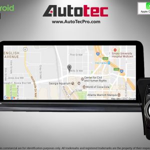 BMW 3 Series (2006 – 2012)  E90 / E91 / E92 OEM FIT 10.25″ HD Touch-Screen Android Navigation System | GPS | BT | Wifi | Camera | CarPlay