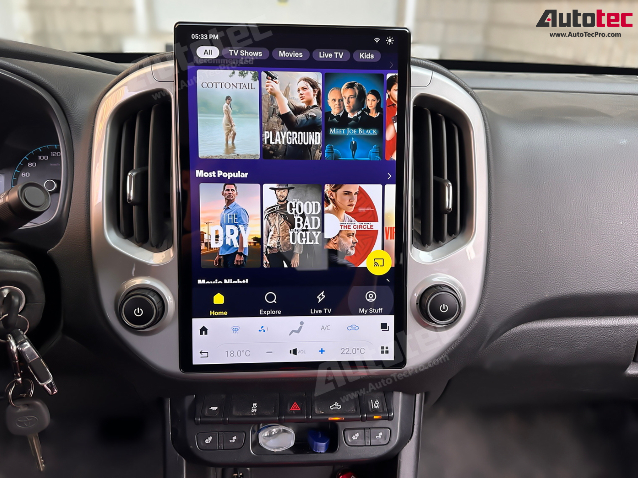 Chevrolet Colorado (2014 – 2018) 14.4″ IPS QHD 2K Touch-Screen Navigation & Infotainment System | Android 13 | GPS | BT | Wifi | CarPlay | Onstar | DSP | 4G LTE