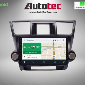 Toyota Highlander (2008 – 2014) OEM FIT 10.1″ HD Touch-Screen Android Navigation System | GPS | BT | Wifi | CarPlay | Camera