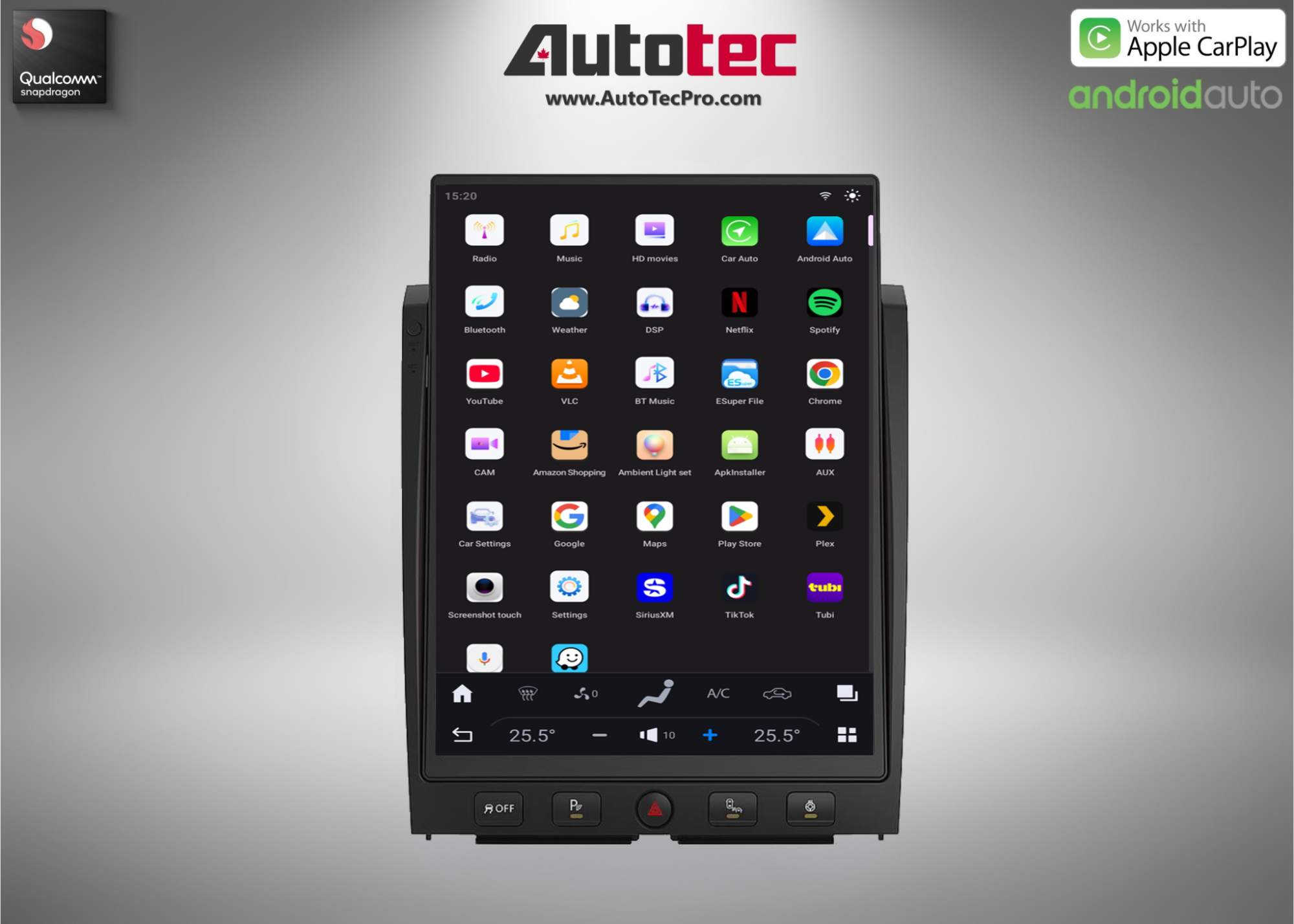 Nissan Titan (2016 – 2019) 15.6″ HD IPS Touch-Screen Navigation & Infotainment System | Android 13 | GPS | BT | Wifi | CarPlay | DSP | 4G LTE