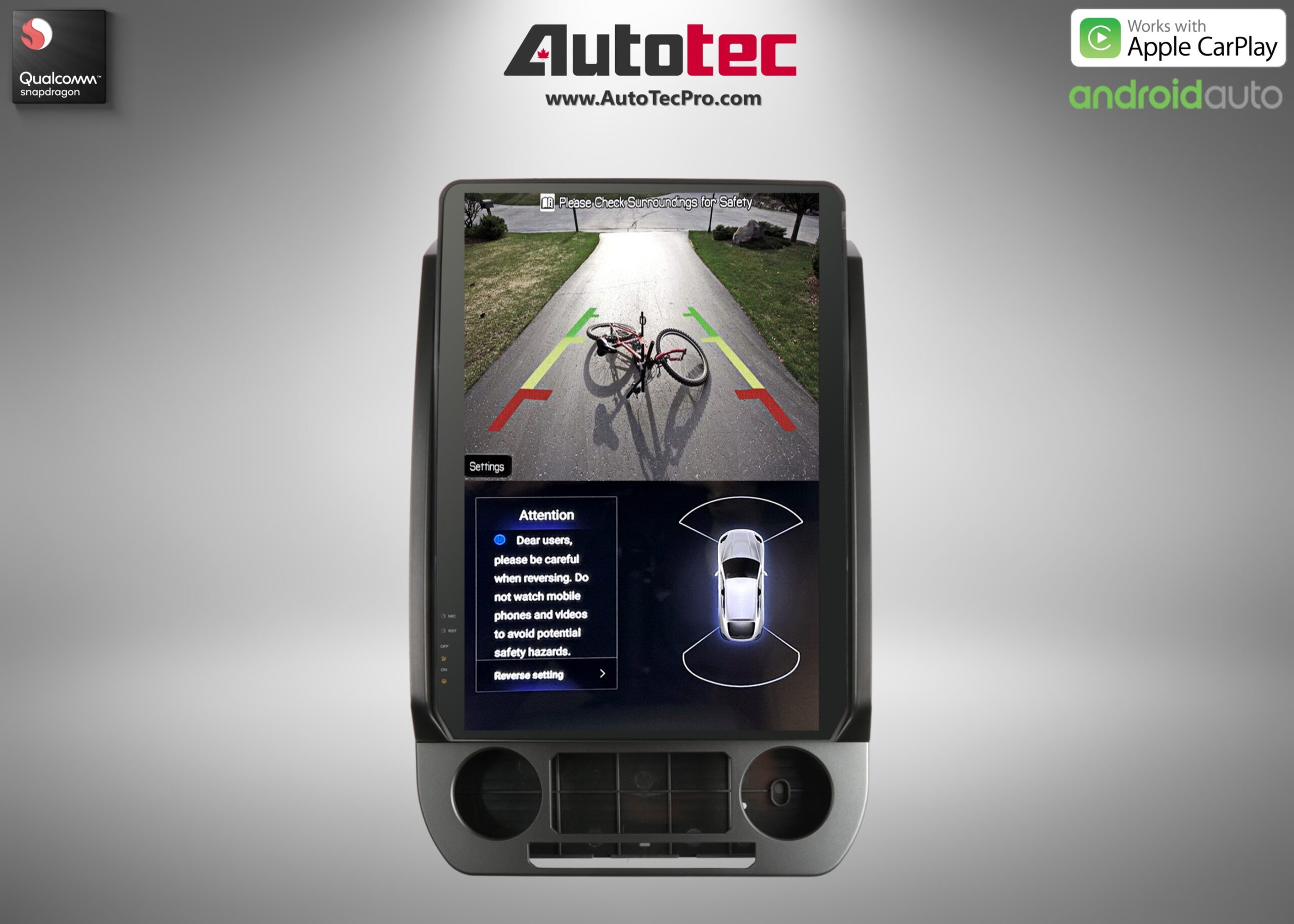 Ford Expedition (2018 – 2021) 14.4″ IPS QHD 2K Touch-Screen Navigation & Infotainment System | Android 13 | GPS | BT | Wifi | CarPlay | SYNC | 4G LTE