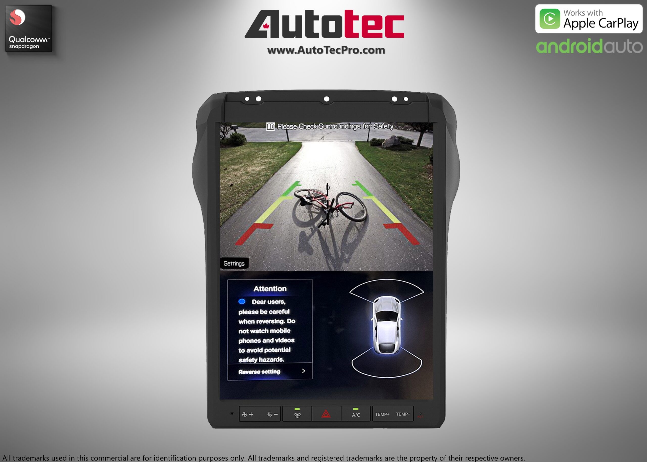 Ford F250 F350 F450 (2013 – 2016) 12.1″ IPS HD Touch-Screen Navigation & Infotainment System | Android 13 | GPS | BT | Wifi | 4G LTE | CarPlay | SYNC 2