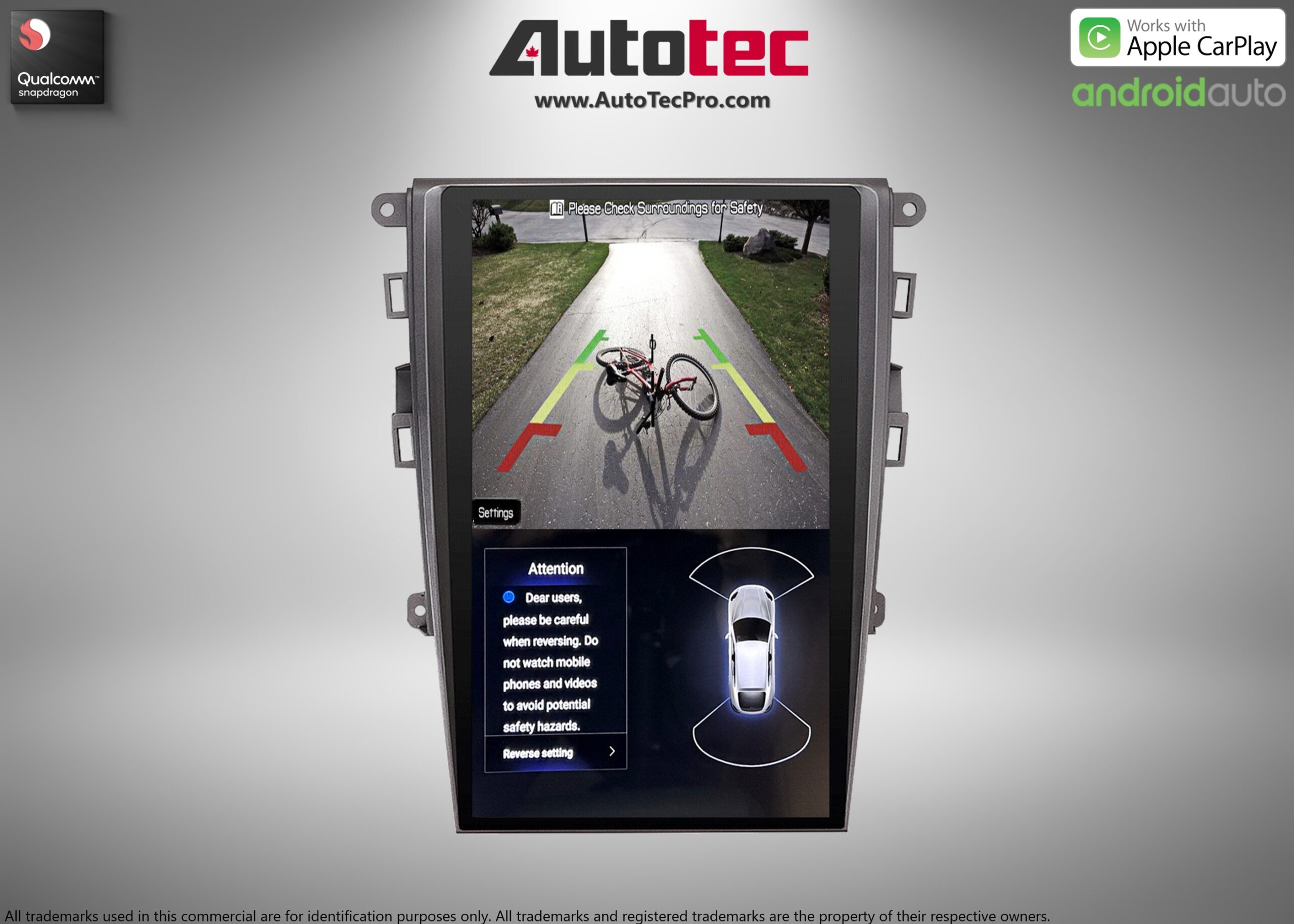 Ford Fusion (2013 – 2020) 13.6″ IPS HD Touch-Screen Android Navigation System | Android 13 | GPS | BT | Wifi | CarPlay | SYNC | 4G LTE