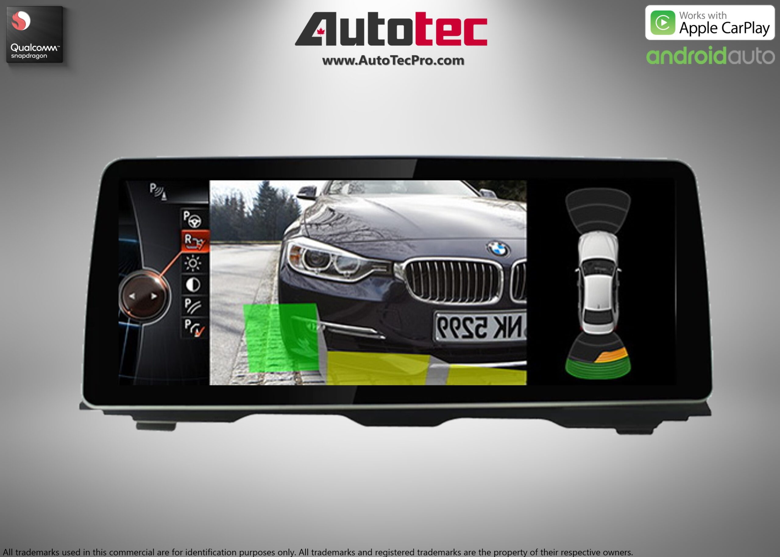 BMW X1 (2016 – 2018) F48 OEM FIT 12.3″ HD Touch-Screen Android Navigation System | Android 13 | GPS | BT | Wifi | Camera | CarPlay