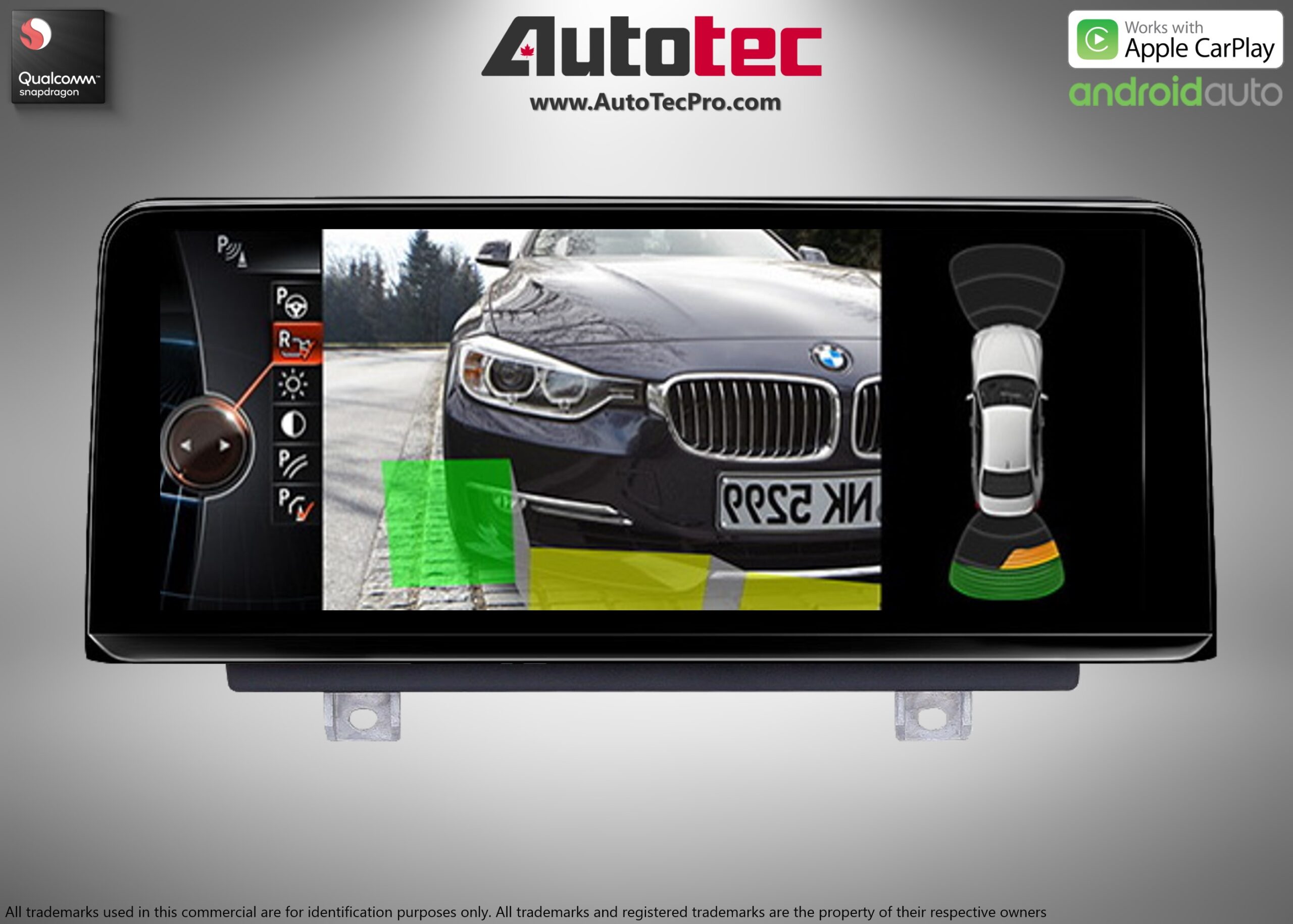 BMW 3 Series (2012 – 2018) F30 / F31 / F34 / F35 OEM FIT 10.25″/12.3″ HD Touch-Screen Navigation & Infotainment System | Android 13 | GPS | BT | Wifi | 4G LTE | Camera | CarPlay