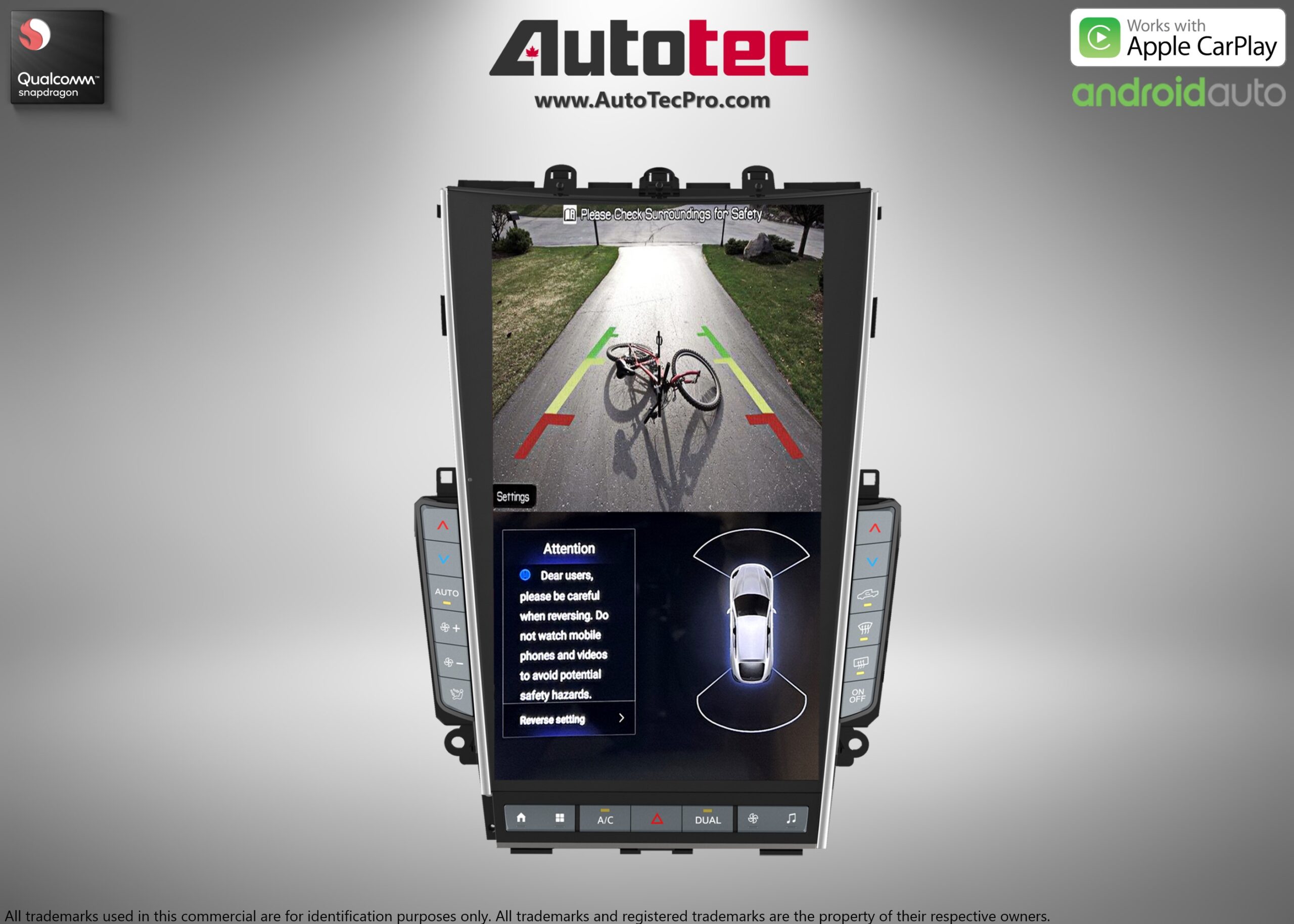 Infiniti Q50 / Q60 (2020 – 2023) 13.6″ (Mark 7) IPS HD 1080P Touch-Screen Navigation & Infotainment System | Android 13 | GPS | BT | Wifi | 4G LTE | CarPlay