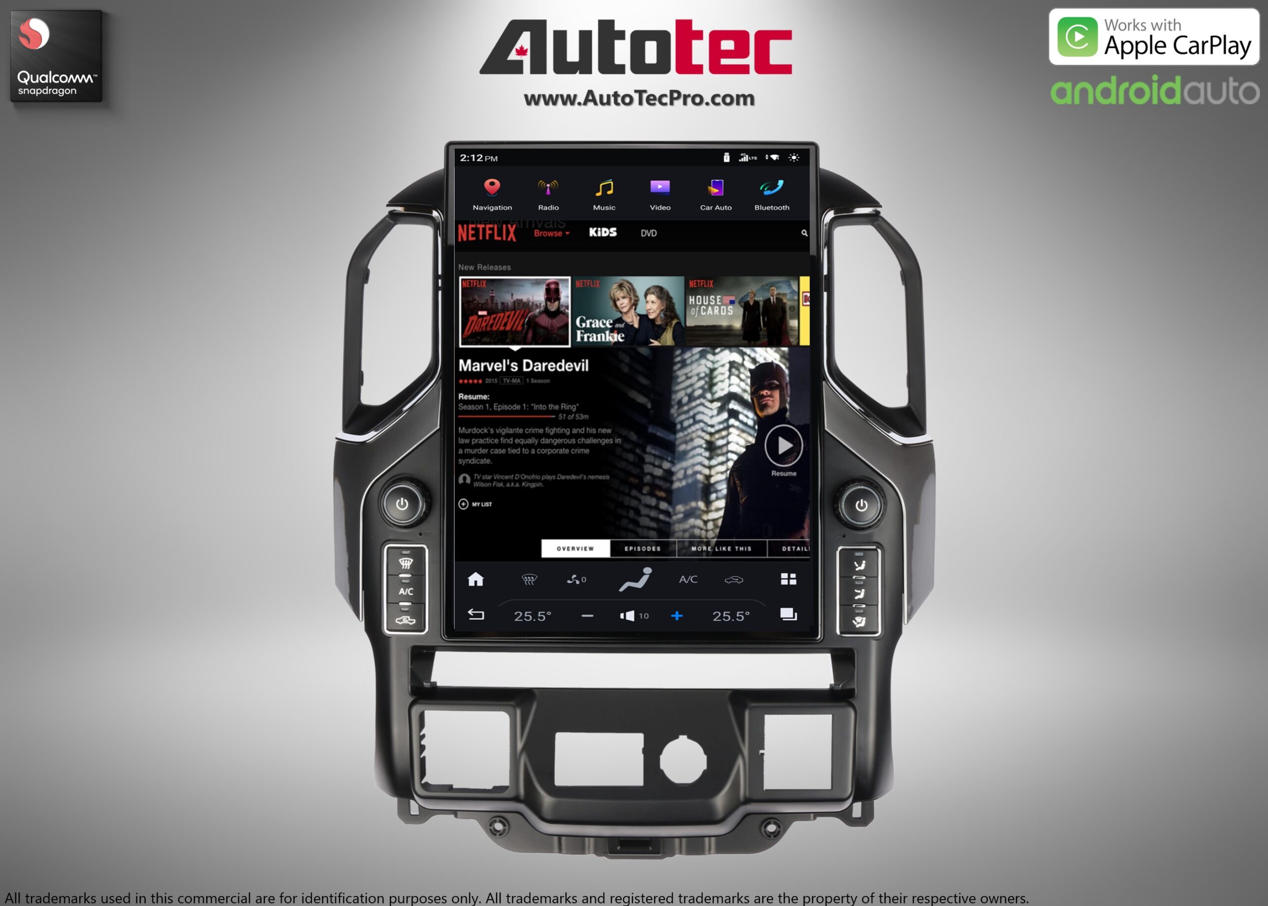 Chevrolet Silverado / GMC Sierra (2019 – 2025) 15.6″ IPS QHD 2K Touch-Screen Navigation & Infotainment System | Android 13 | GPS | BT | Wifi | CarPlay | Onstar | 4G LTE