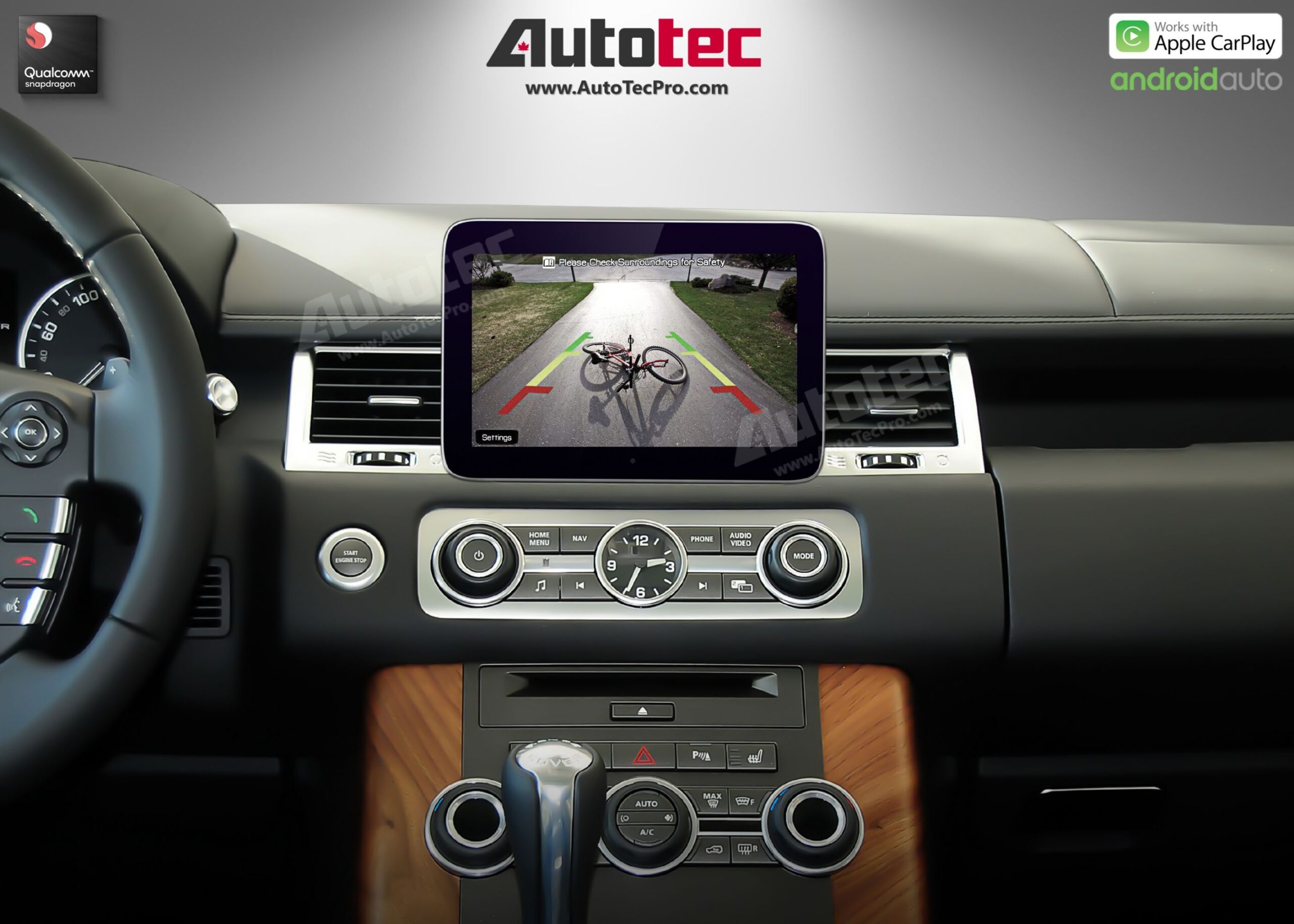 Land Rover Range Rover Sport (2010-2013) 8.4″ HD IPS Touch-Screen Navigation & Infotainment System | Android 13 | GPS | BT | Wifi | CarPlay | Denso | 4G LTE