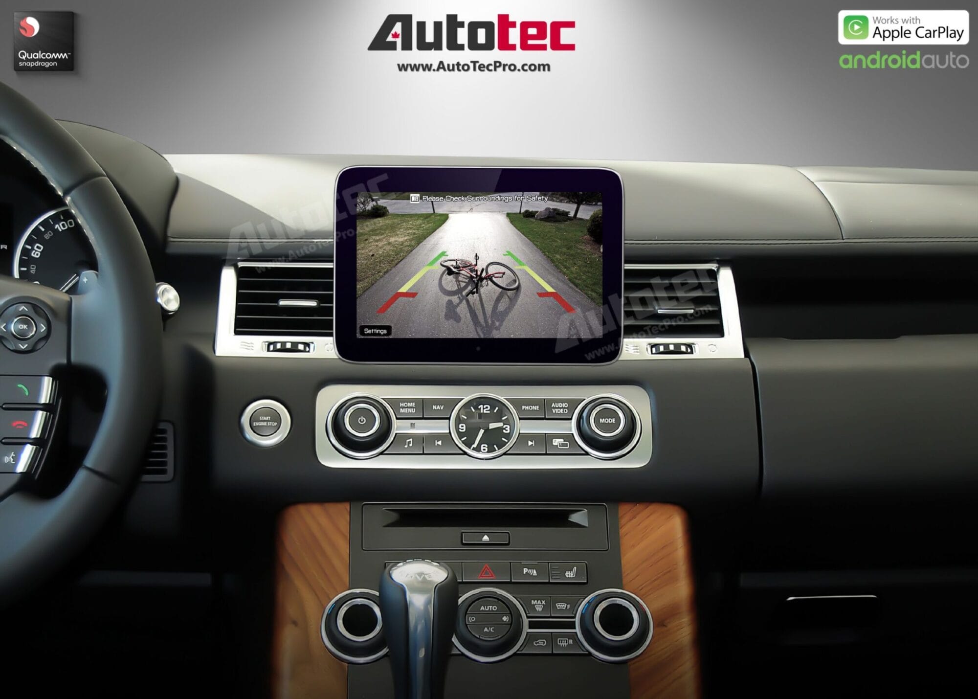 Land Rover Range Rover Sport (2010-2013) 8.4″ HD IPS Touch-Screen Navigation & Infotainment System | Android 14 | GPS | BT | Wifi | CarPlay | Denso | 4G LTE