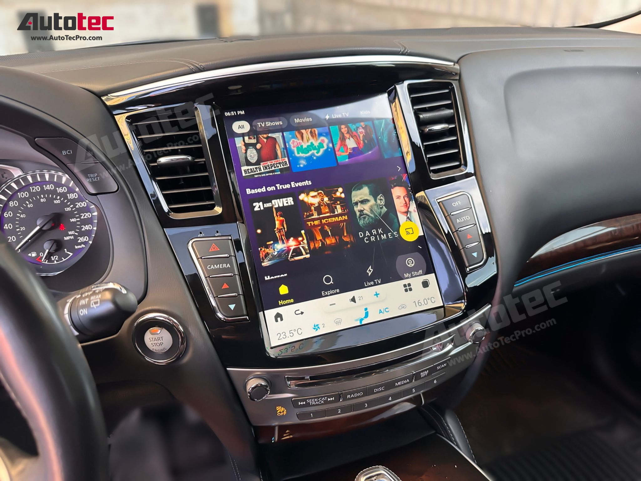 Infiniti QX60 / JX35 (2013 – 2020) 12.1” HD IPS Touch-Screen Navigation & Infotainment System | Android 13 | GPS | BT | Wifi | CarPlay | Android Auto | 4G LTE